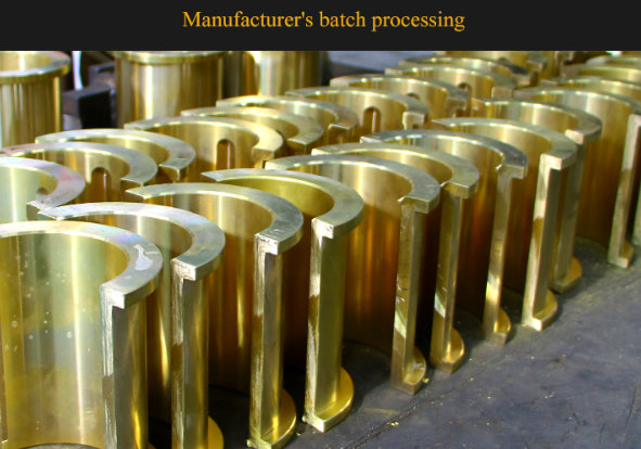 C86300 Tin Bronze Flange Split Bushing CE Certificated Long Working Life