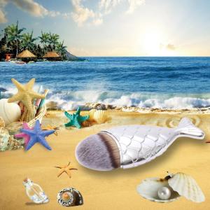 Single Mermaid Fishtail Foundation Brush For Facial Makeup