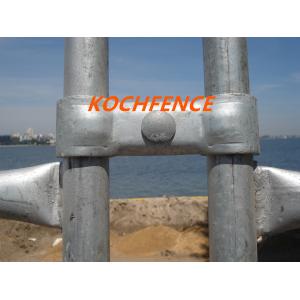 Flexible Construction Fence Panels , Galvanized Security Fencing With ISO 9001