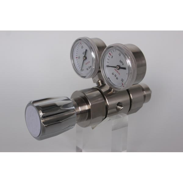 High Pressure Laboratory Stainless Steel Oxygen Regulator with Dual Stage W21.8 G5/8