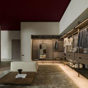 Classic French Design Customized Wardrobe Closet With Optimized Storage