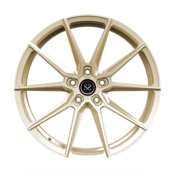 Monoblock 1 PC Forged Wheels 20inch 20x10.5 Brushed Gold For BMW M5 Luxury