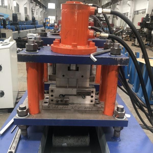 7.5KW Hydraulic Shutter Door Roll Forming Machine Punching Galvanized Metal 4
