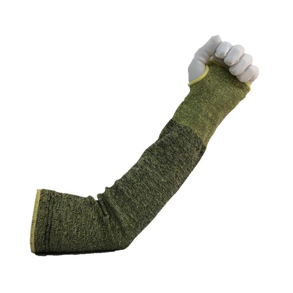 50cm Aramid Fiber Silicone Dots On Cuff Anti Cut Arm Sleeves For High-risk Industry