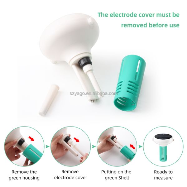 WiFi 7 in 1 Solar Energy Water Quality Monitor IP67 Waterproof Digital pH Meter for Swimming Pool