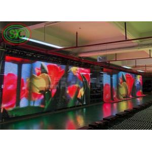 High configuration indoor P 3 LED display mounted on the wall