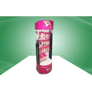 Quality Eye - Catching Cosmetic POS Cardboard Display With Hook For Showcase Heavy Products for sale
