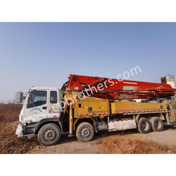 SG5366THB M46 Cylinder Type 2013 Putzmeister 46m Second Hand Concrete Pump Truck Pump