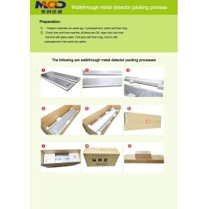 MCD -500A Walk through Metal Detector Gate With Security Alarm , Multi Zone