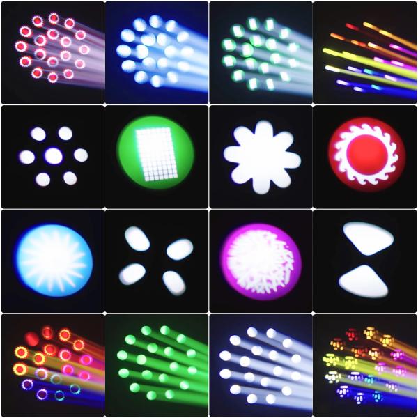 Stage 200W Bulb Power Moving Head Beam Lights With High CRI Ra 80