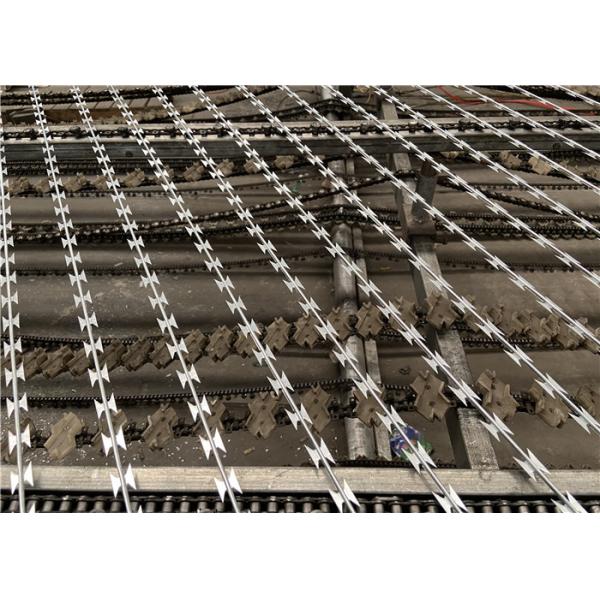 Welded Mesh CBT 65 Diamond Razor Wire Fence Height 1.2m