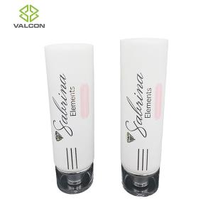 Customized Empty Lotion Tubes , Moisturiser Plastic Tube Containers Acrylic Cap
