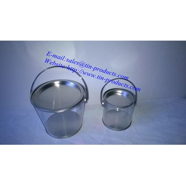 Buy Tin Pail With Lid & Handle for different sizes & Different shapes choosing from Goldentin at wholesale prices