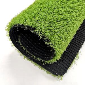 Sport Artificial Grass Carpet , Synthetic Grass Mat Turf For Soccer Landscape