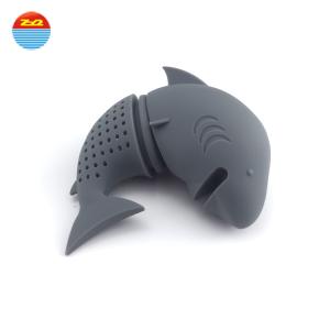 Wholesale Funny Surfing Shark Silicone Tea Infuser