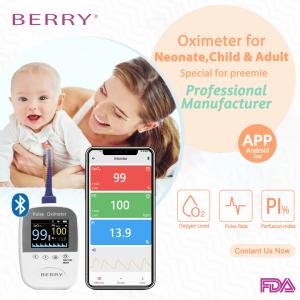1000mAh Wireless Pulse Oximeter With 0 - 100% Measurement Range