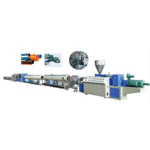 Pvc Pipe Manufacturing Process Plastic Extruder Machine With Double Screw