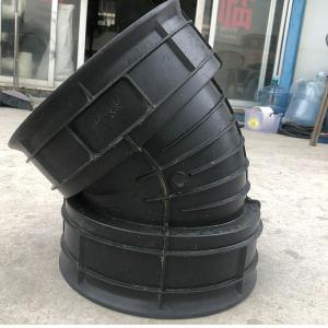 Double Wall HDPE Pipe Fittings 90 Degree Elbow Corrugated Pipe Tee