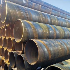 Abrasion Resistance SSAW Carbon Steel Spiral Welded Steel Pipe Customizable