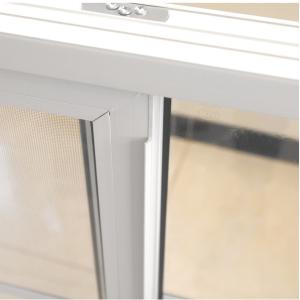 Horizontal Customized Kitchen UPVC Sliding Window Engineered Vinyl Sliding