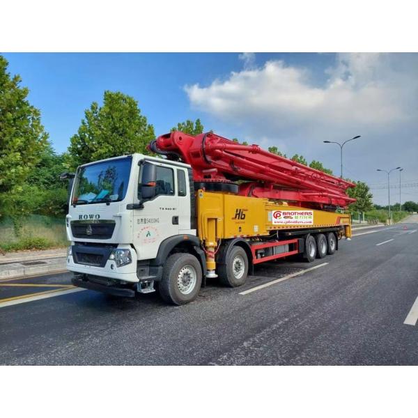 75m Semi-Dry Shotcrete Pump Truck with Cylinder Type Structure Directly Delivered