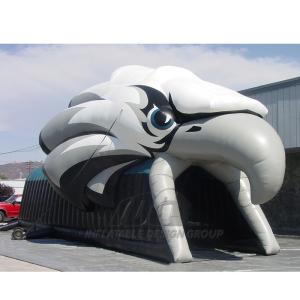 BLue color inflatable helmet tunnel school rugby sports with customized logo