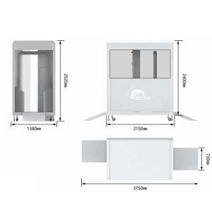 Light Steel Mobile Field Hospital Hand Sterilization Intelligent Anti Epidemic