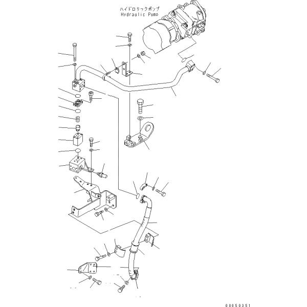 708-1W-00961 708-1W-01850 708-1W-00010 For Komatsu WA450-6 WA470-6 WA480-6 Hydraulic Piston STEERING PUMP