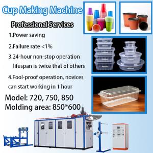 High speed Plastic Thermoforming Machine plastic cup making machine
