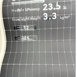 Transparent Flexible 580W Soft Solar Hybrid Inverter BIPV Module Photovoltaic