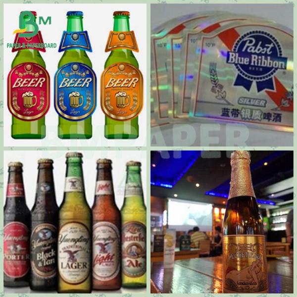 Smooth 80gsm Wet Strength Silver Golden Aluminum Metallized Paper