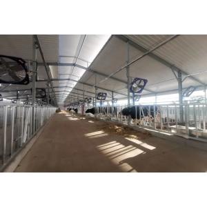 Light Prefab Steel Livestock Barns , Custom Steel Shed Construction