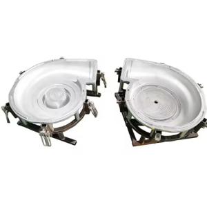 Silver Aluminum Rotational Molding Process Wind Turbine Shell Mold