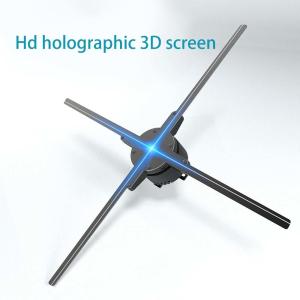 3D Holographic Display Fan with LED 24 Hours Response Time and 176° Viewing
