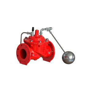 Red Remote Float Control Valve With Stainless Steel Trim Material