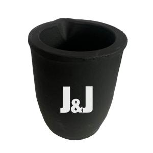 Non Ferrous Metal Melting Crucible , Cylindrical Graphite Crucible For Gold