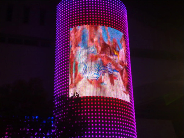 Permanent Waterproof 20mm LED Point Light LED Mesh Screen for Outdoor Advertising