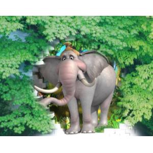 5000mm Automatic Wall Inkjet Printer , 2080dpi 3D Wall Printer Machine