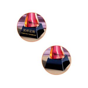 35cm Height Colored Glaze Award Cups Trophies Custom Logo Service Accepted