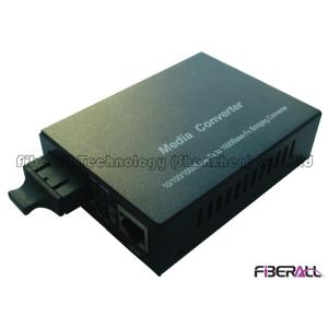 Electrical Multimode Fiber Media Converter Dual Fiber SC 850nm 550Meters