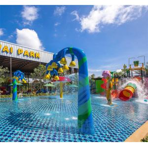 Kids Splash Zone Fiberglass Wine Shower Water Jet, Aqua Spray Park Elements