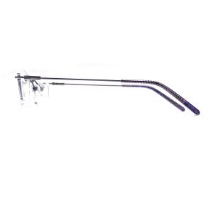 MD133 Square Metallic Optical Frames Unisex Classic Design