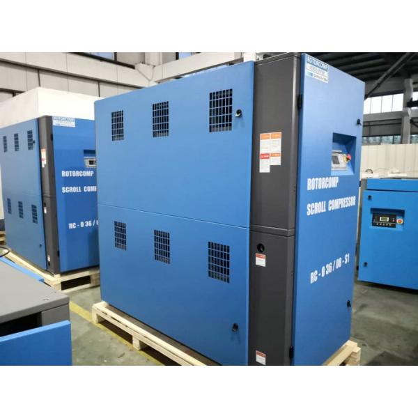 Oil free Scroll Compressor to fight Virus / Silent Oilless Air Compressor 16.5KW