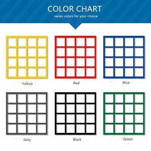 Small Mesh FRP Grating Fiberglass Stair Treads Wear Resistance