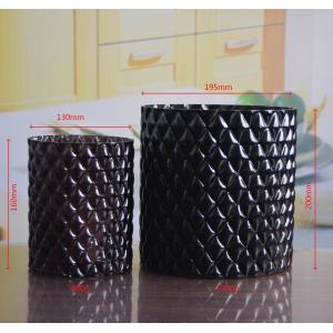 Emobossed Decorative Glass Vase