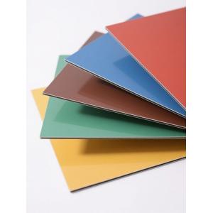 PVDF/PE Coated ACP Panels 2.44m Length Eco-safe Odor-free Long-Lasting For