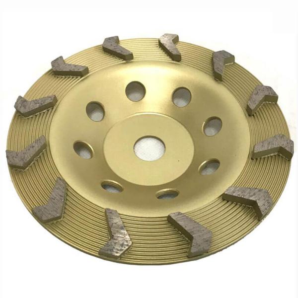 5" 7" Concrete Diamond Tools S Type Angle Grinder Polishing Wheel