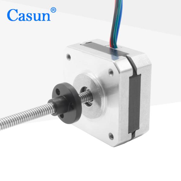 NEMA 17 Captive Stepper Motor Ultrathin 20mm Body 1.0A 0.13N.m For Precise