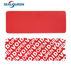 Self Adhesive Tamper Proof Security Sticker Custom Logo Shipping Protected