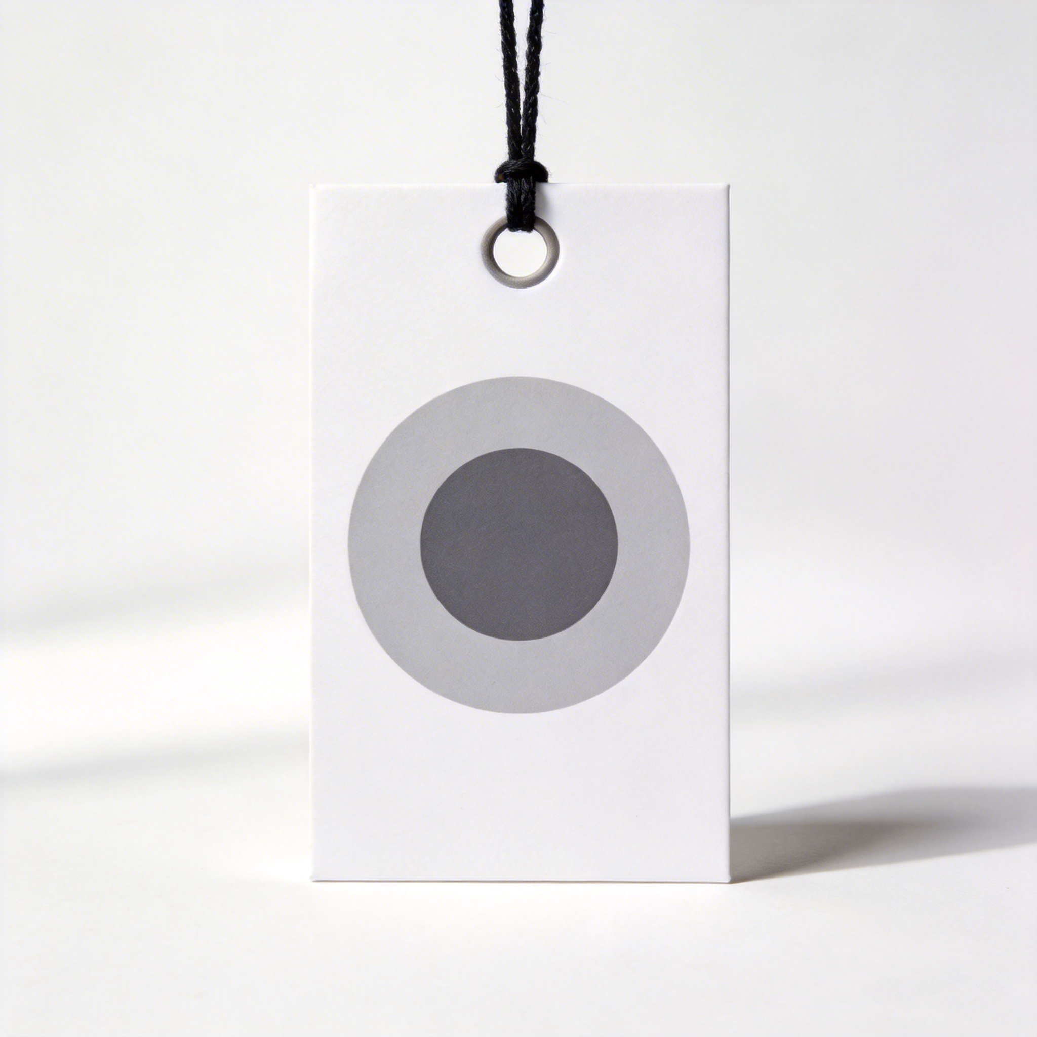 Customizable Custom Hang Tag Crafted from Cardstock Featuring Standard Hole Punch or Custom Hole Placement Suitable for Apparel Tags